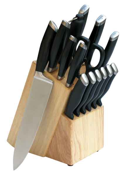 16PC Knife Block Set